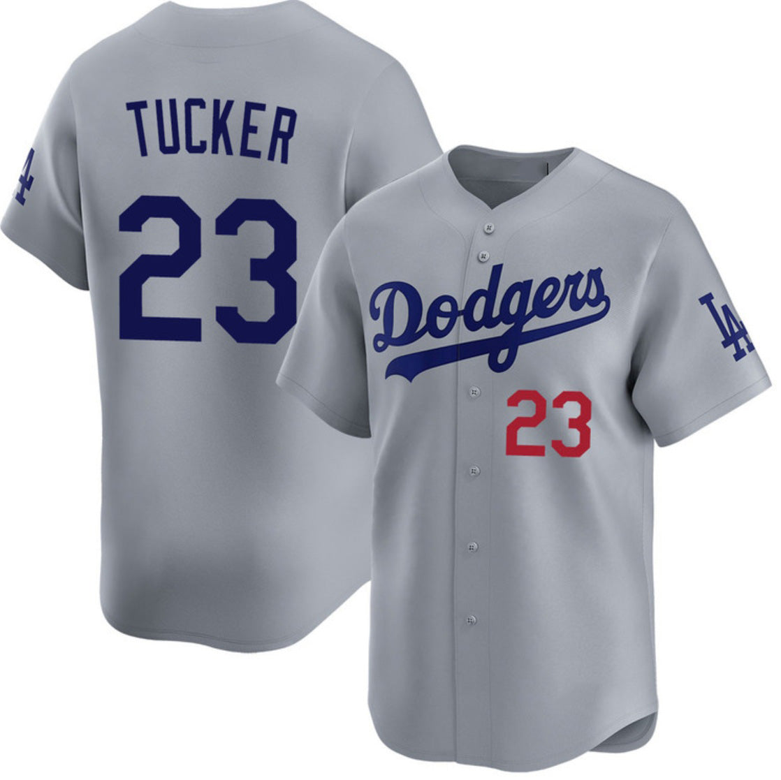 Los Angeles Dodgers #23 Kyle Tucker Gray Tomch 2026 Limited Stitched Jersey