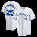 Toronto Blue Jays #25 Anthony Santander White Tomch Home Replica Jersey