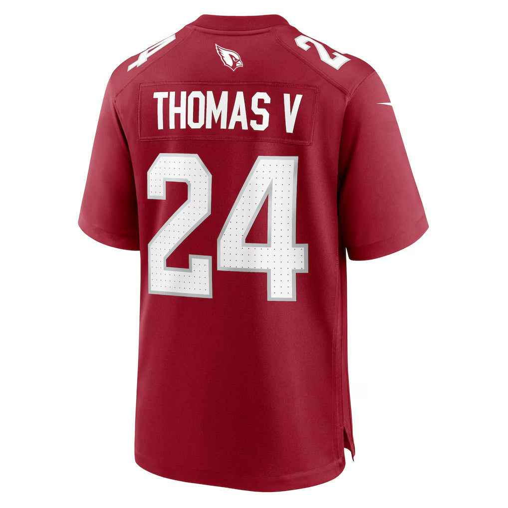 A.Cardinals #24 Starling Thomas V Cardinal Tomch Team Game Jersey