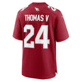 A.Cardinals #24 Starling Thomas V Cardinal Tomch Team Game Jersey