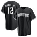 Arizona Diamondbacks #12 Lourdes Gurriel Jr Player Black Tomch Game Home Stitched Jerseys