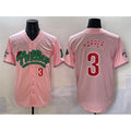 Philadelphia Phillies #3 Bryce Harper Pink Tomch Phanatic Limited Stitched Jersey