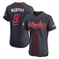 Atlanta Braves #3 Dale Murphy Player Navy Tomch 2025 Speedway Classic Limited Elite Home Game Stitched Jerseys