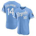 Kansas City Royals #14 Jac Caglianone Player Light Blue Tomch Alt Limited Elite Home Stitched Jerseys