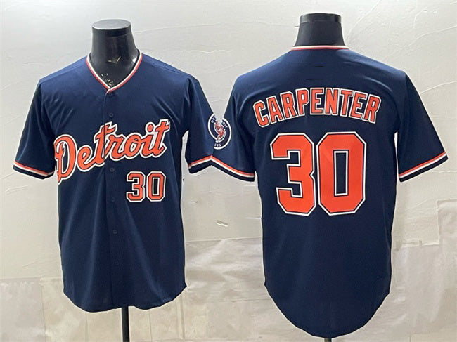 Detroit Tigers #30 Kerry Carpenter Navy Thaam 2026 Alternate Vapor Premier Limited Stitched Jersey