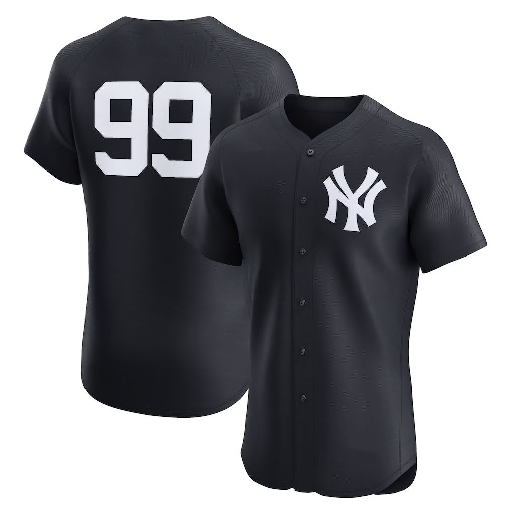 New York Yankees #99 Aaron Judge Navy Tomch Alternate 2 Elite Jersey