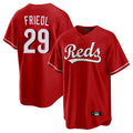 Cincinnati Reds #29 TJ Friedl Player Red Tomch Home Game Stitched Jerseys
