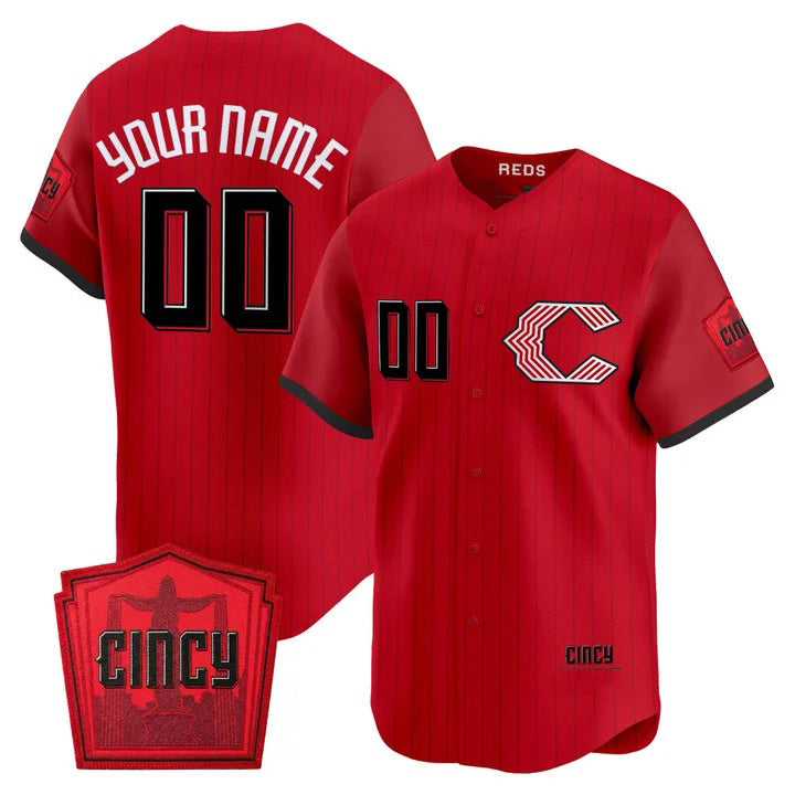 Custom Cincinnati Reds Red Tomch 2026 City Connect Vapor Premier Limited Jersey - All Stitched