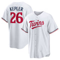 Minnesota Twins #26 Max Kepler White Tomch Home Replica Player Logo Jersey