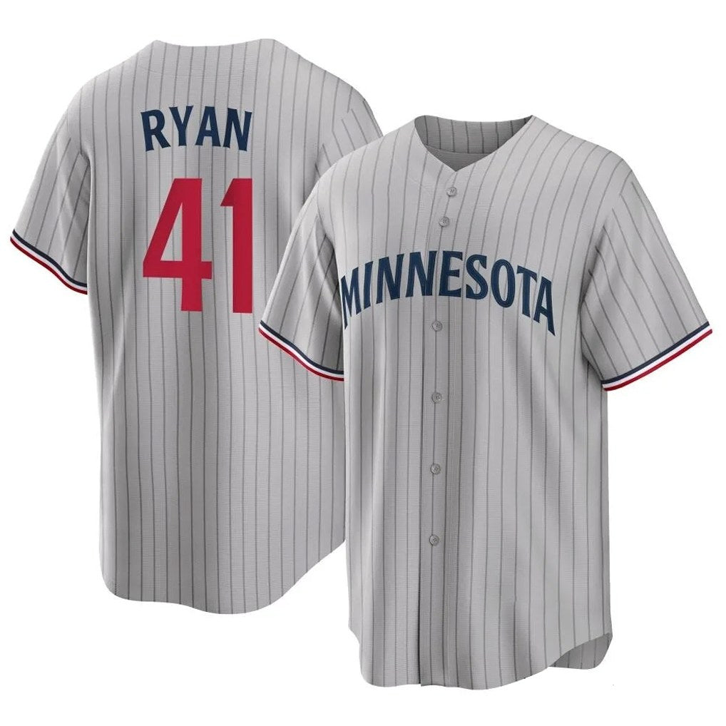 Minnesota Twins #41 Joe Ryan Player Gray TomchGame Limited Home Stitched Jerseys