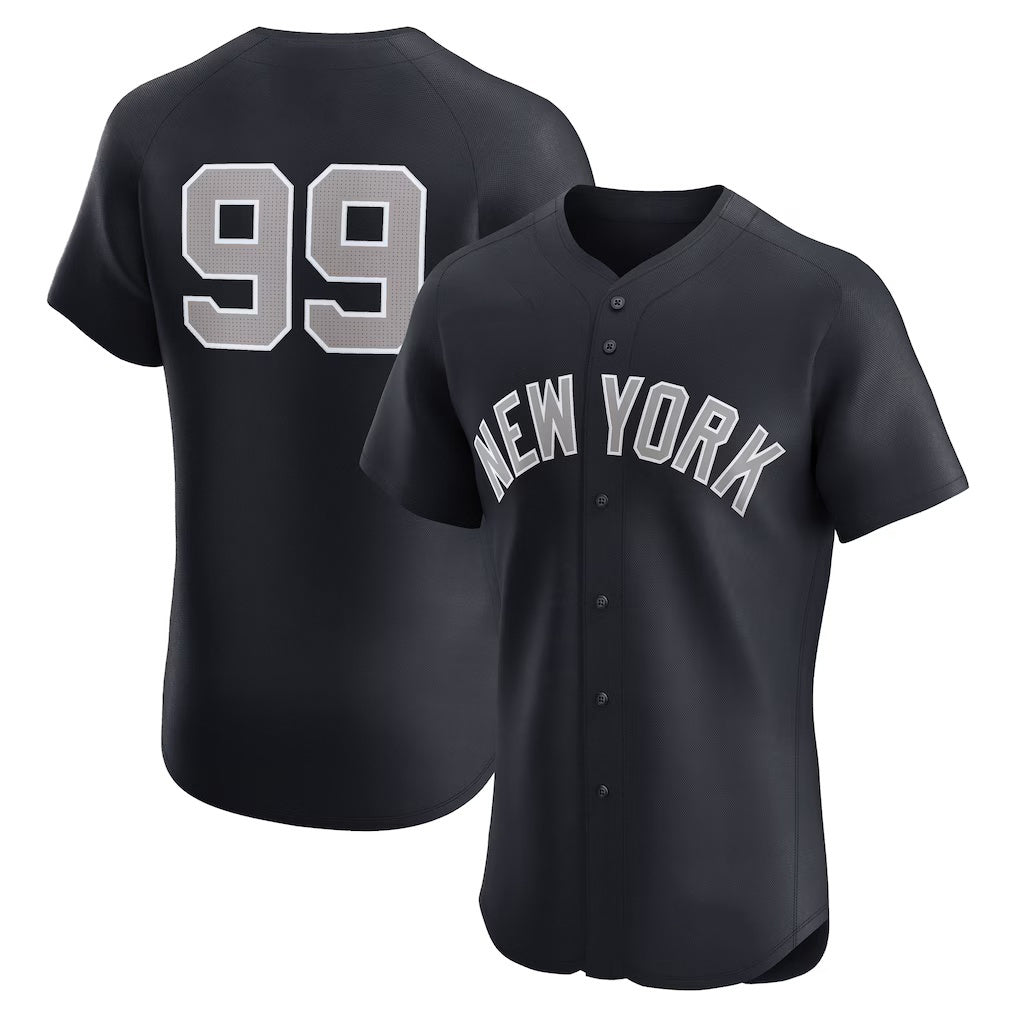 New York Yankees #99 Aaron Judge Navy Tomch Alternate 1 Elite Player Jersey