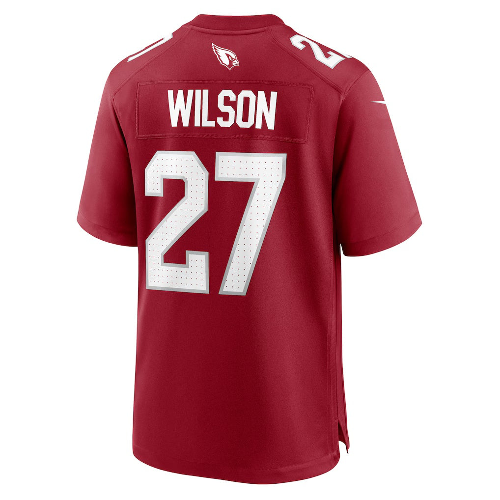 A.Cardinals #27 Divaad Wilson Cardinal Tomch Team Game Jersey