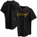 Pittsburgh Pirates Black Tomch Alternate Replica Team Jersey