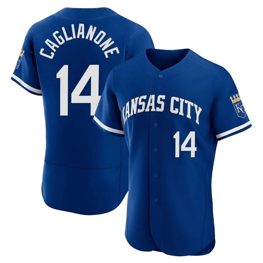 Kansas City Royals #14 Jac Caglianone Player Royal Tomch City Connect Limited Elite Home Game Stitched Jerseys