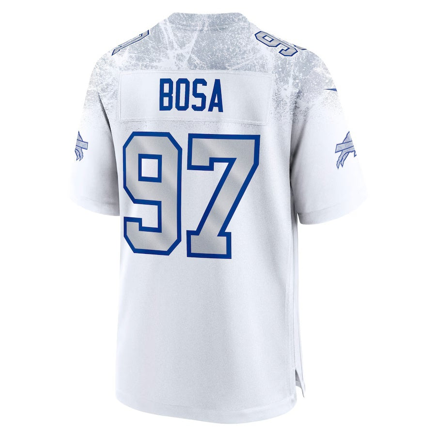 B.Bills #97 Joey Bosa 2025 Rivalries Collection Game Jersey - White Tomch