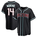 Arizona Diamondbacks #14 Gabriel Moreno Player Black Tomch Home Game Stitched Jerseys