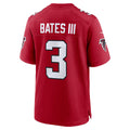 A.Falcons #3 Jessie Bates III Red Tomch Game Jersey