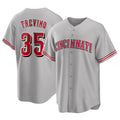 Cincinnati Reds #35 Jose Trevino Player Gray Tomch Home Game Stitched Jerseys
