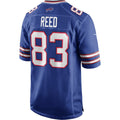 B.Bills #83 Andre Reed Royal Tomch Game Retired Player Jersey