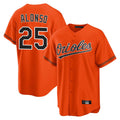 Baltimore Orioles #25 Pete Alonso Player Orange Tomch Home Game Stitched Jerseys