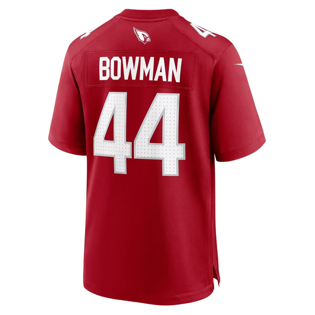 A.Cardinals #44 Shawn Bowman Cardinal Team Game Football jersey Tomch