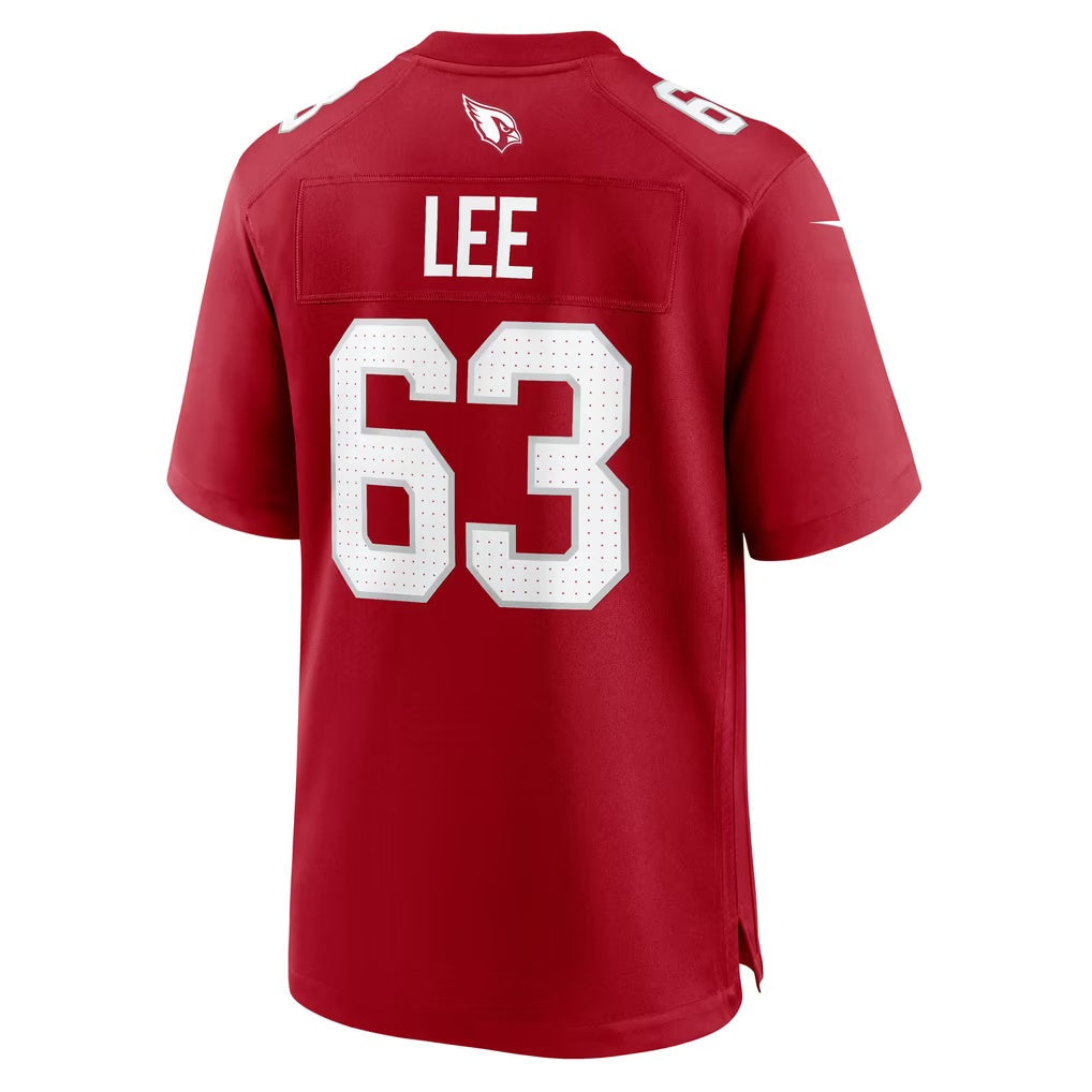 A.Cardinals #63 Vershon Lee Cardinal Team Game Football jersey Tomch