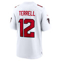 A.Falcons #12 Avieon Terrell White Game Football jersey Tomch