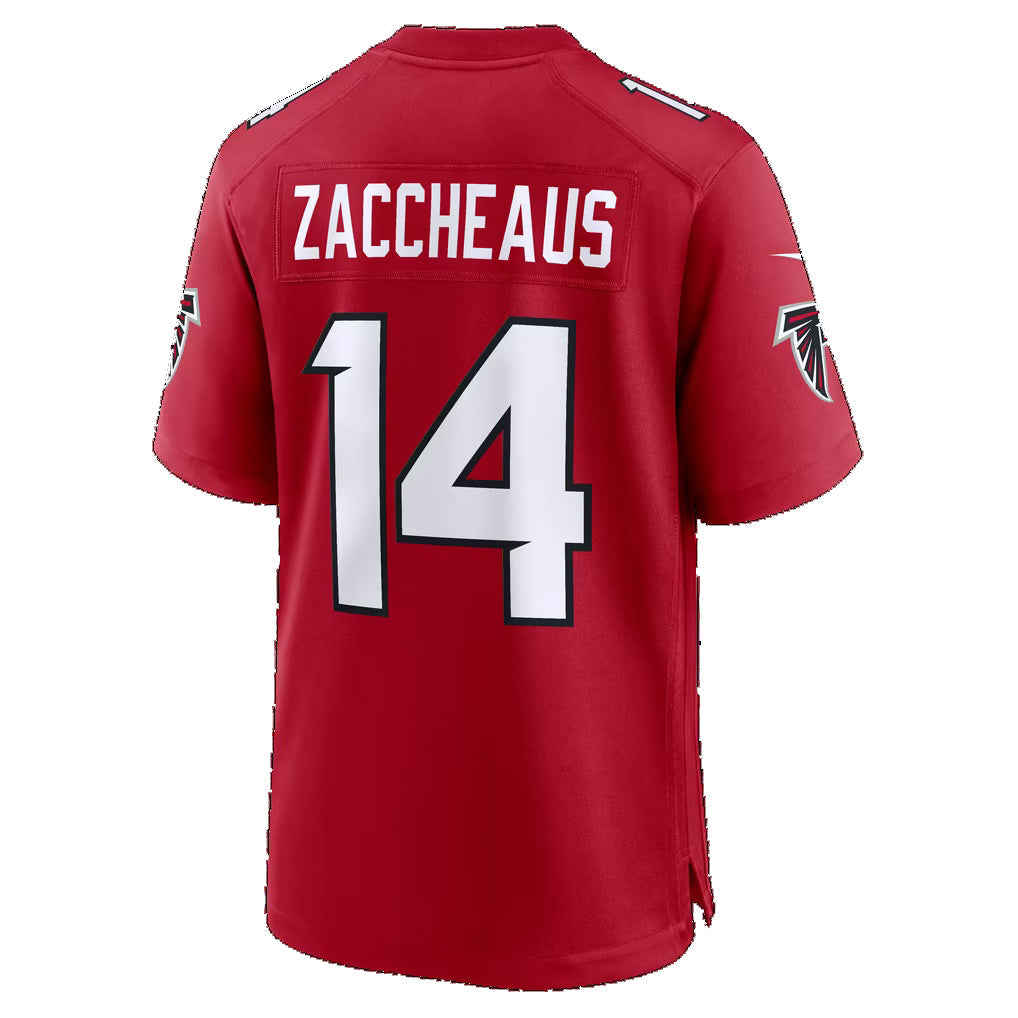 A.Falcons #14 Olamide Zaccheaus Red Team Game Football jersey Tomch