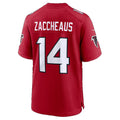 A.Falcons #14 Olamide Zaccheaus Red Team Game Football jersey Tomch