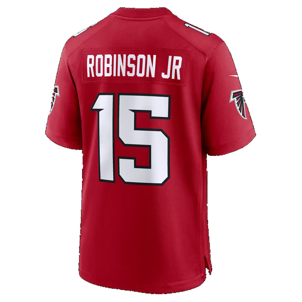 A.Falcons #15 Brian Robinson Jr. Red Team Game Football jersey Tomch