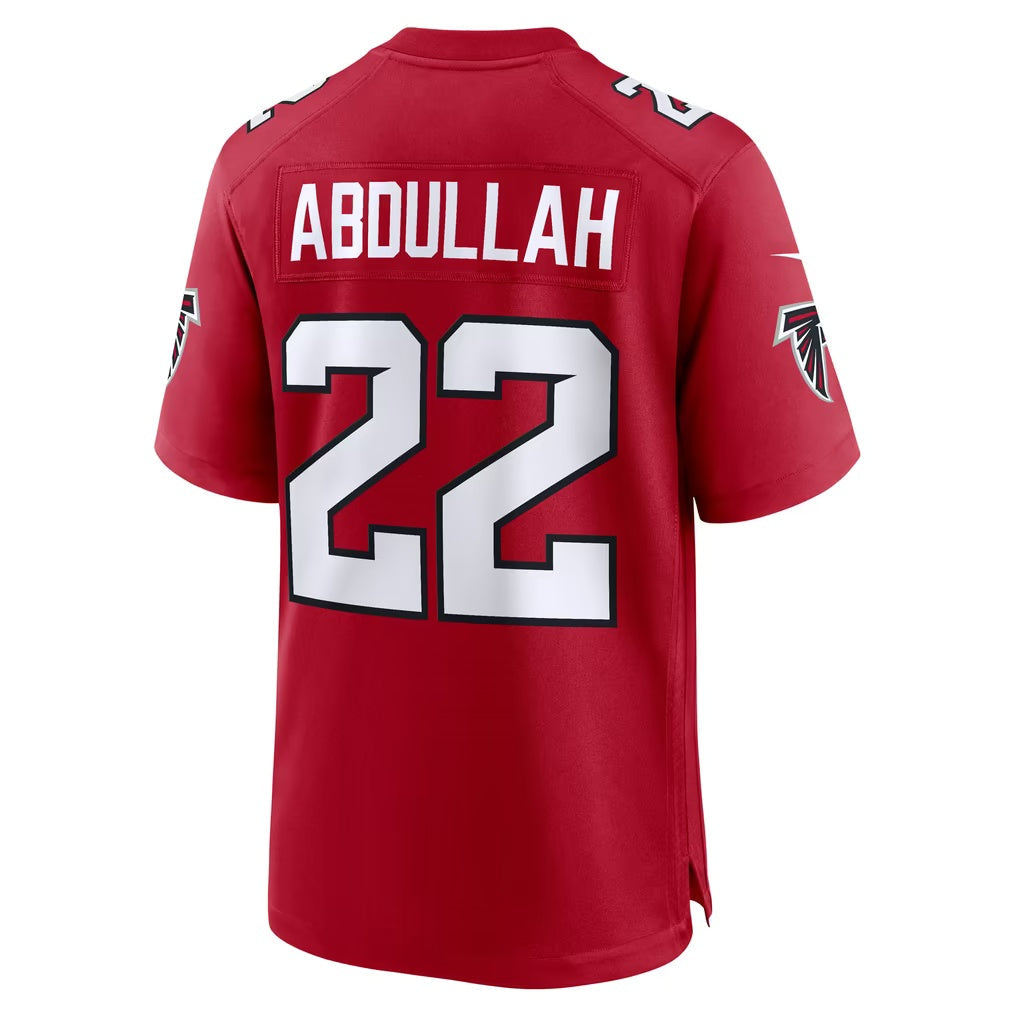 A.Falcons #22 Yasir Abdullah Red Team Game Football jersey Tomch