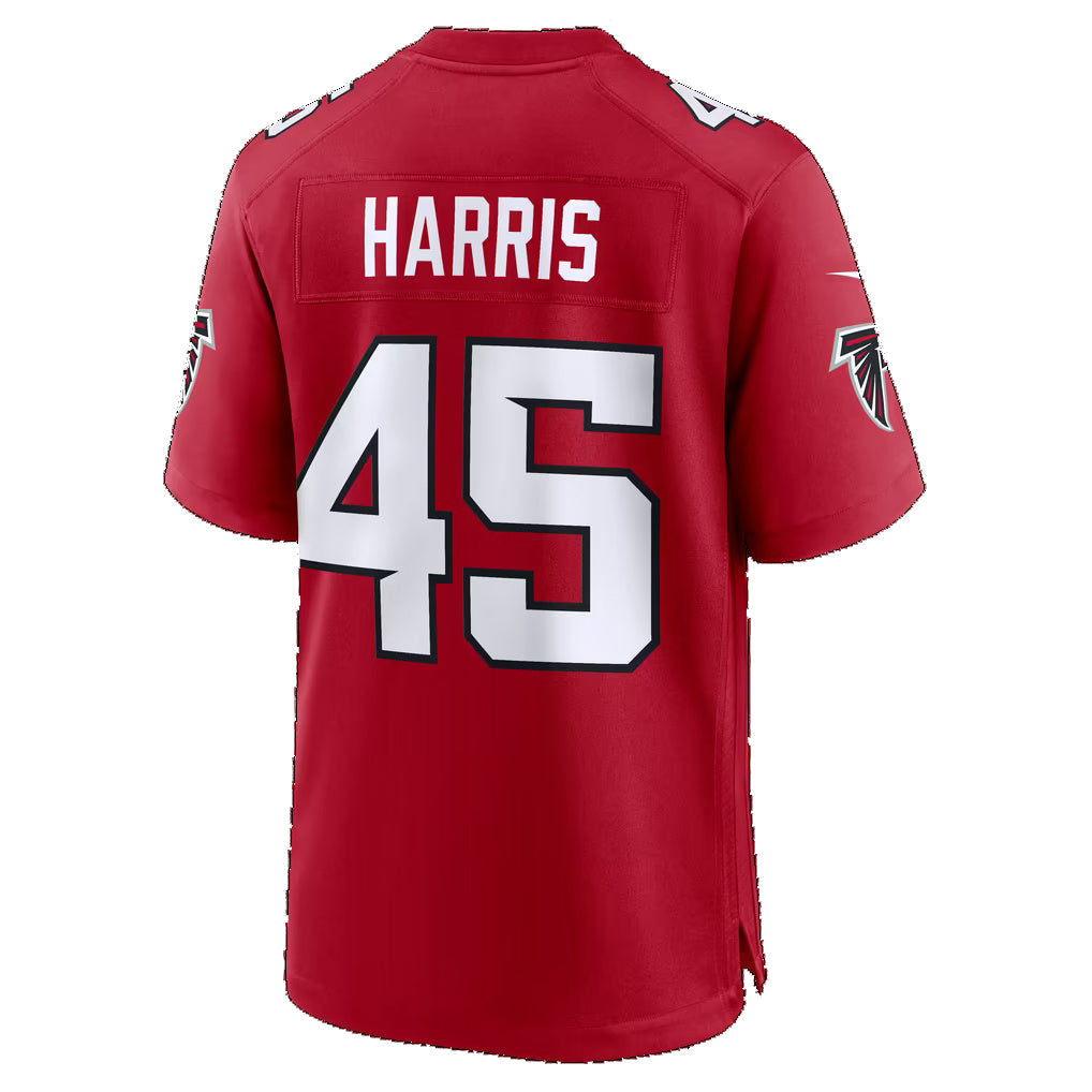 A.Falcons #45 Christian Harris Red Team Game Football jersey Tomch