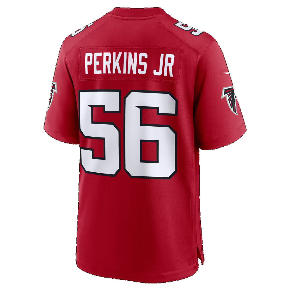 A.Falcons #56 Harold Perkins Jr Red Team Game Football jersey Tomch