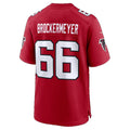 A.Falcons #66 James Brockermeyer Red Team Game Football jersey Tomch