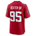 A.Falcons #95 Gervon Dexter Sr. Red Team Game Football jersey Tomch