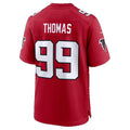 A.Falcons #99 Cameron Thomas Red Team Game Football jersey Tomch