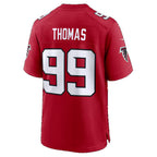 A.Falcons #99 Cameron Thomas Red Team Game Football jersey Tomch