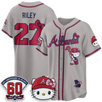 Atlanta Braves #27 Austin Riley Gray Tomch Meow KT 2026 Vapor Limited All Stitched Jersey