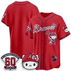 Atlanta Braves Red Tomch Meow KT 2026 Vapor Limited All Stitched Jersey