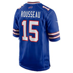 B.Bills #15 Gregory Rousseau Royal Team Game Jersey Tomch