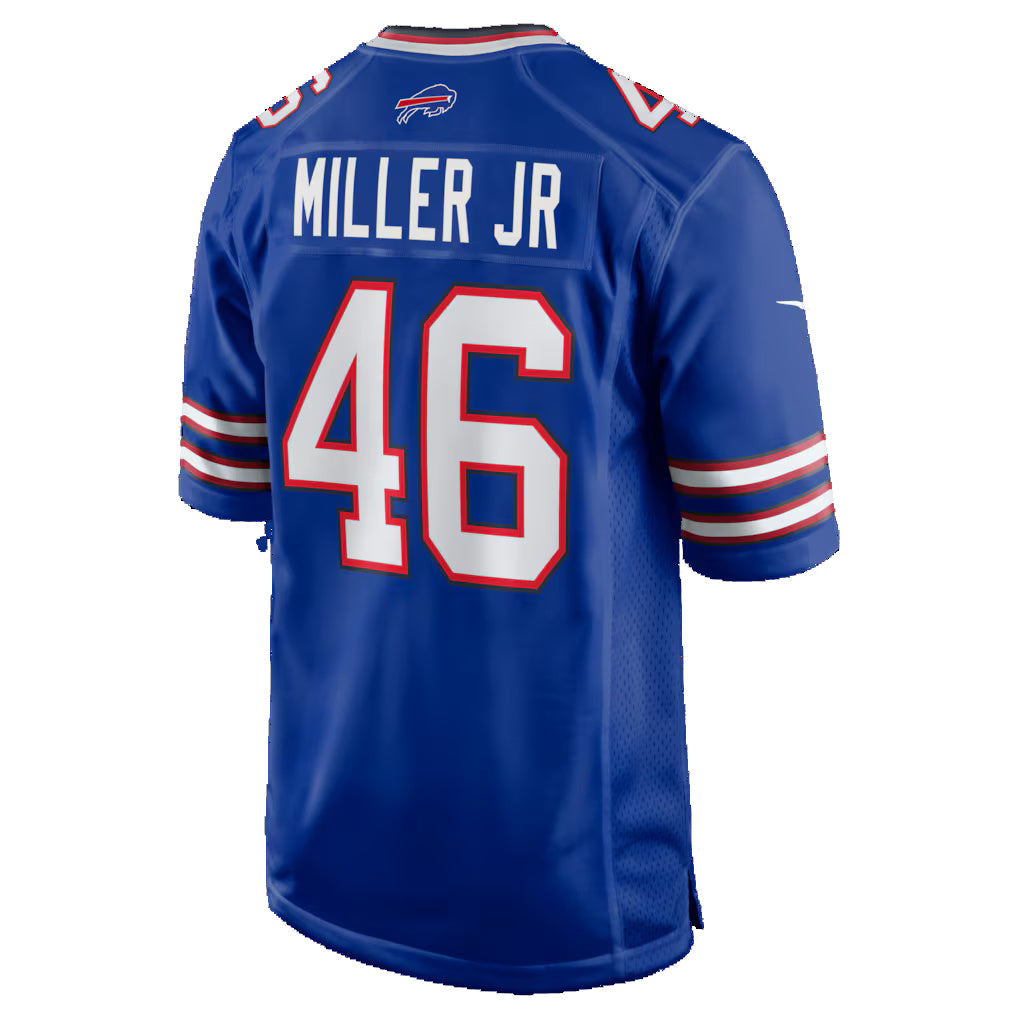 B.Bills #46 DJ Miller Jr. Royal Team Game Jersey Tomch
