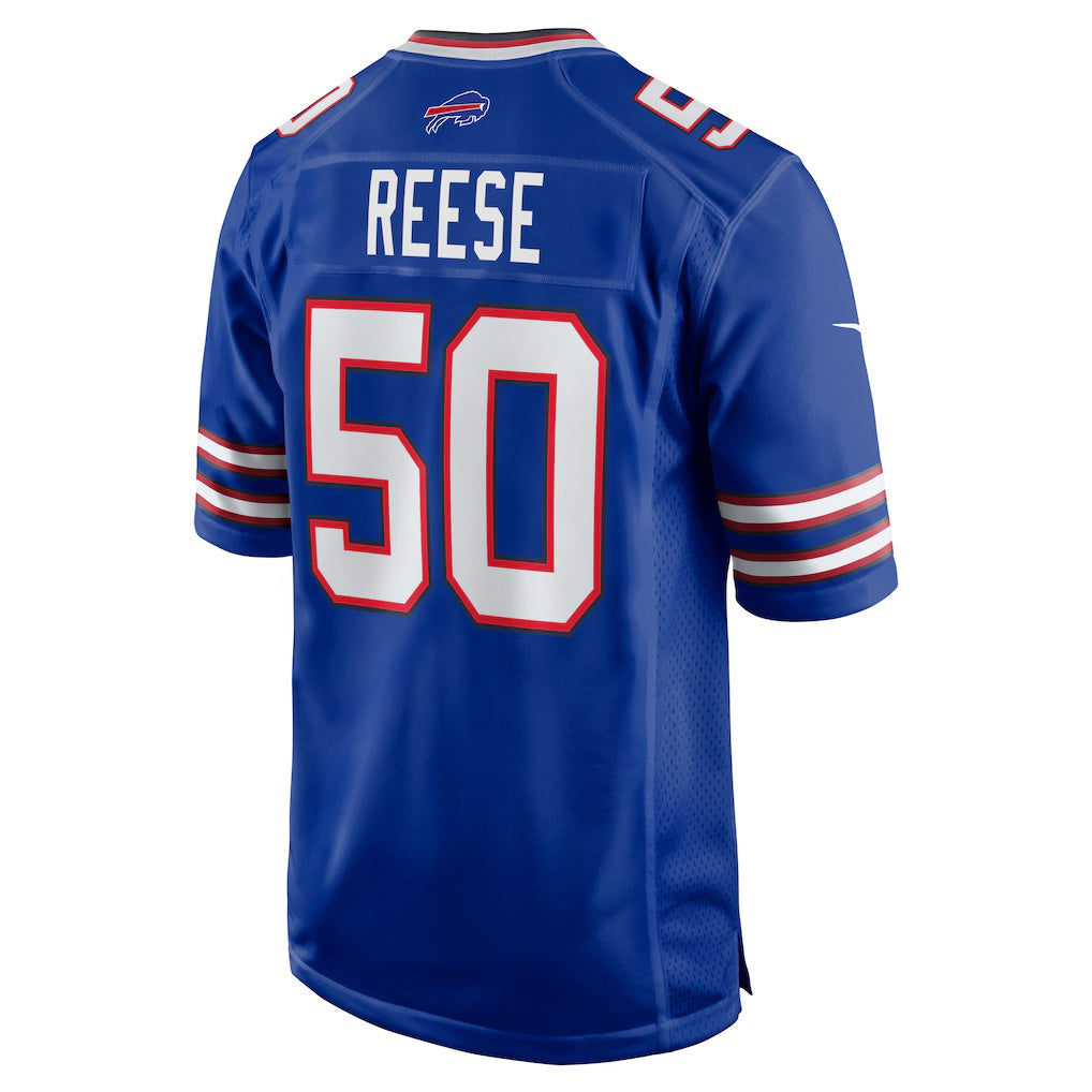 B.Bills #50 Otis Reese Royal Team Game Jersey Tomch