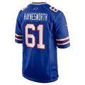 B.Bills #61 Sincere Haynesworth Royal Team Game Football jersey Tomch