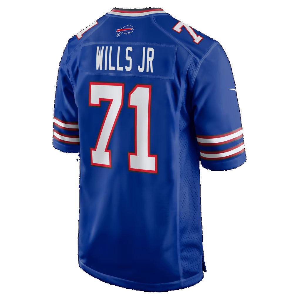 B.Bills #71 Jedrick Wills Jr. Royal Team Game Football jersey Tomch