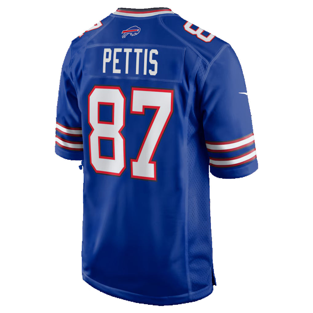 B.Bills #87 Dante Pettis Royal Team Game Jersey Tomch