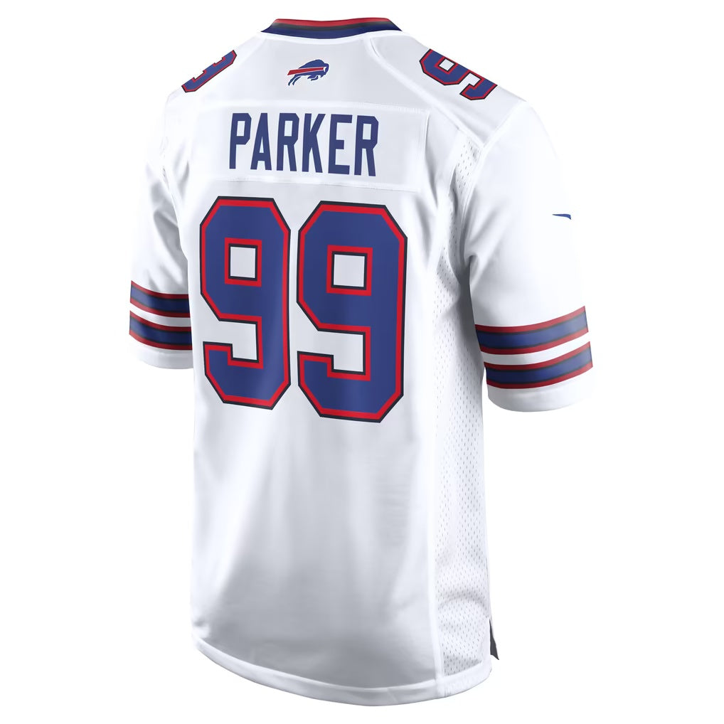 B.Bills #99 T.J. Parker White Game Football jersey Tomch