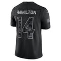 B.Ravens #14 Kyle Hamilton Black 2026 Salute to Service Stitched Limited Football jersey Tomch
