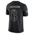 B.Ravens #8 Lamar Jackson Black 2026 Salute to Service Stitched Limited Football jersey Tomch