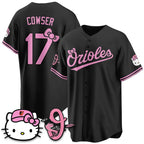 Baltimore Orioles #17 Colton Cowser Black Tomch Meow KT Vapor Premier Limited Stitched Jersey