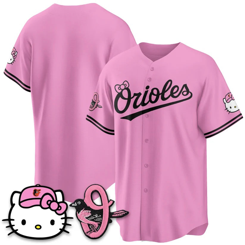 Baltimore Orioles Pink Tomch Meow KT Vapor Premier Limited Stitched Jersey